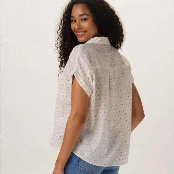 NWOT The Normal Brand Fresh Water Camp Shirt button up w/ front pocket - small - Picture 4 of 15